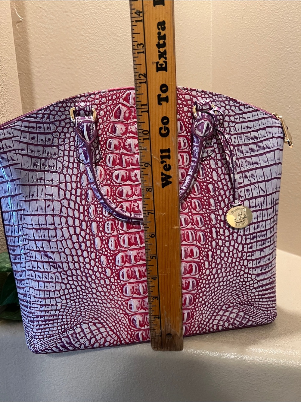 Brahmin Large Duxbury Boysenberry Ombre Melbourne - Picture 3 of 10